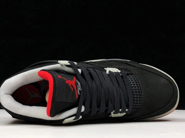 Cheap JORDAN CEMENT RETRO 4 BLACK 308497-060 0702